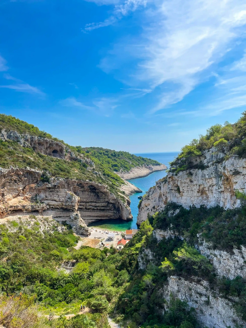 Stiniva Cove on Vis Island